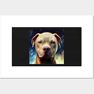 Cute Pitbull Dog Posters and Art